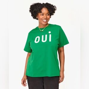 Clare V Oui Green Tee